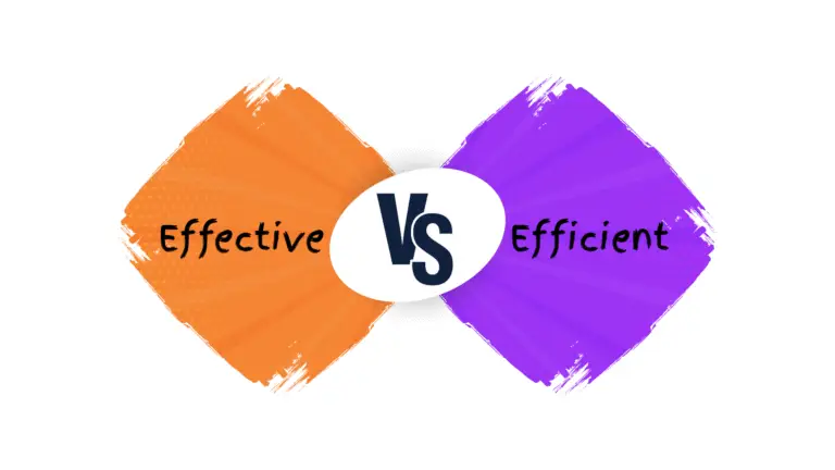 Effective vs Efficient